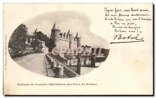 Cartes postales Chateau de Josselin Habitation des Ducs de Royan Botrel