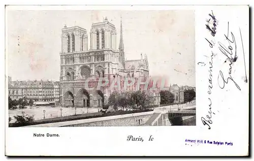 Cartes postales Paris Notre Dame