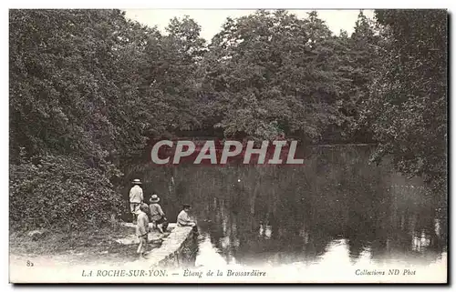 Cartes postales La Roche Sur Yon Etang de la Brossardiere Enfants