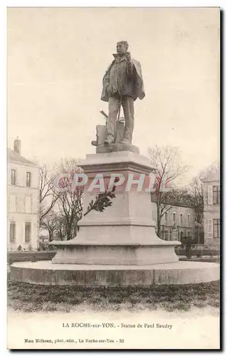 Cartes postales La Roche Sur Yon Statue de Paul Baudry