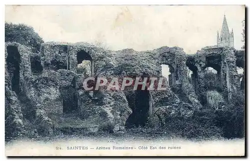 Cartes postales Saintes Arenes Romaines Cotes Est des Ruines