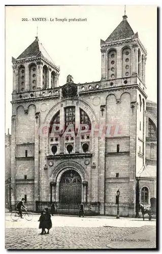 Ansichtskarte AK Nantes le Temple Protestant