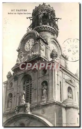 Ansichtskarte AK Nantes Beffroi de l&#39Eglise Ste Croix