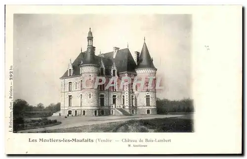 Cartes postales Les Moutiers les Maufaits Chateau de bois Lambert