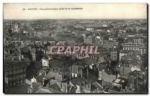 Ansichtskarte AK Nantes Vue Panoramique Prise De La Cathedrale