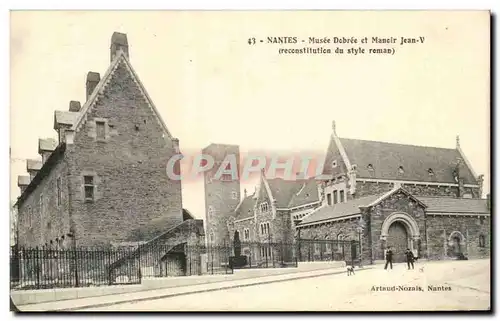 Cartes postales Nantes Musee Dobree Et Manoir Jean V