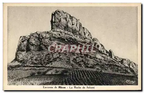 Cartes postales Environs De Macon La Roche De Solutre