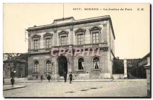 Cartes postales Sceaux La Justice De Paix