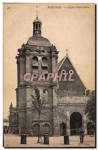 Cartes postales Pontoise L'Eglise Notre Dame