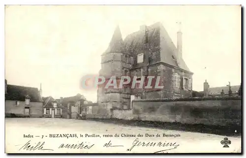 Cartes postales Indre Buzancais les Pavillon reses du Chateau des Ducs de Buzanchs