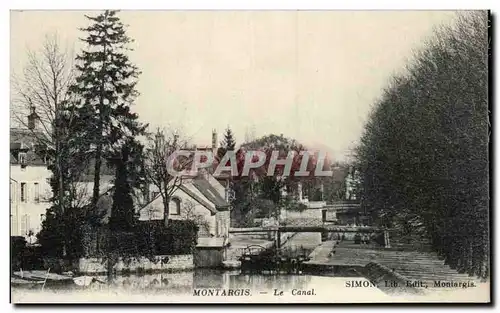 Cartes postales Montargis Le Canal