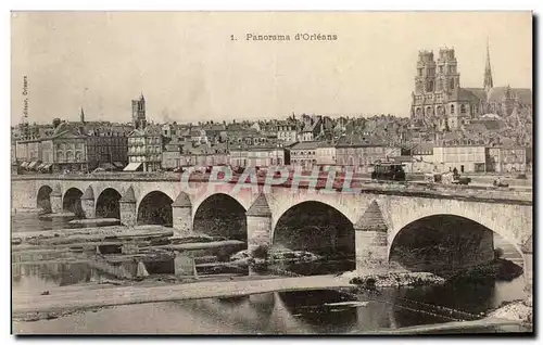 Cartes postales Panorama d'Orleans