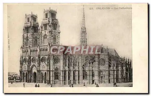 Cartes postales Orleans La cathedrale