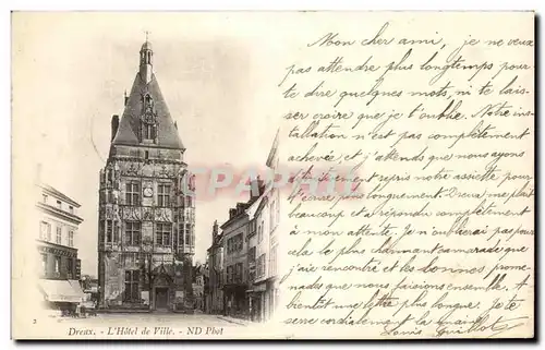 Cartes postales Dreux L&#39Hotel de Ville