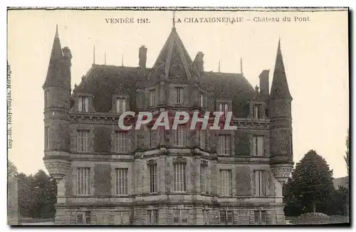 Ansichtskarte AK Vendee la Chataigneraie Chateau du Pont