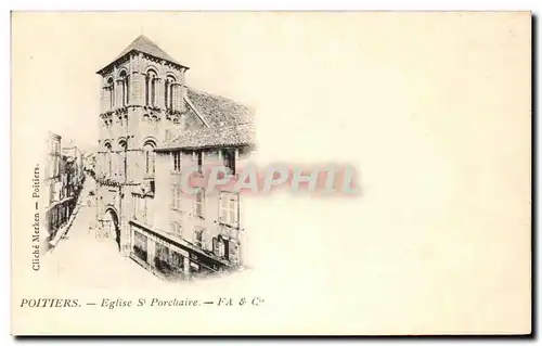 Cartes postales Poitiers Eglise St Porchaire