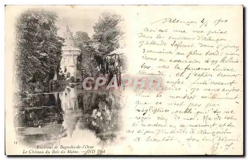 Cartes postales Environs de Bagnoles de l&#39Orne Le Chateau du Bois du Maine