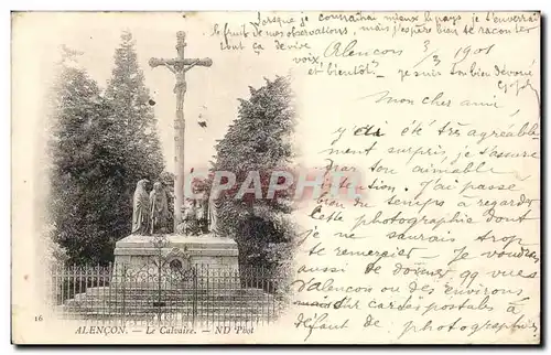 Cartes postales Alencon Le Calvaire