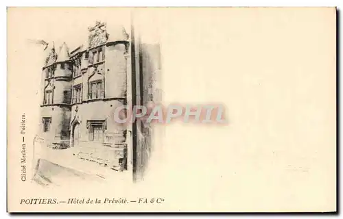 Cartes postales Poitiers Hotel de la Prevote