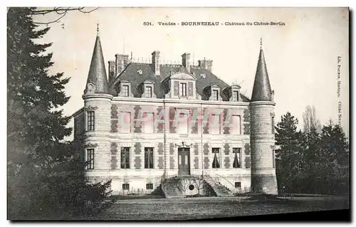 Ansichtskarte AK Vendee Bournezeau Chateau du Chene Bertin