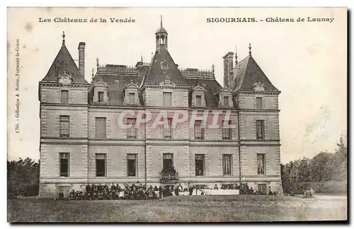 Cartes postales Vendee Sigournais Chateau de Launay