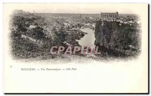 Cartes postales Poitiers Vue Panoramique