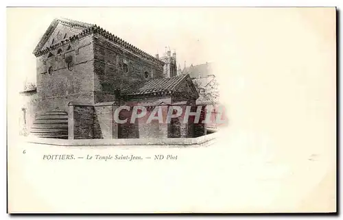 Cartes postales Poitiers Le Temple Saint Jean