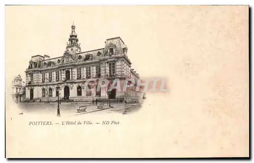 Cartes postales Poitiers L&#39Hotel de Ville