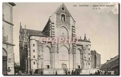 Cartes postales Nantes Eglise Saint Similien