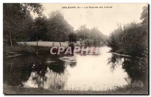 Cartes postales Orleans La source du Loiret