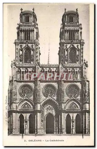 Cartes postales Orleans La Cathedrale