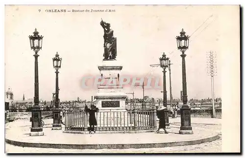 Cartes postales Orleans Statue de Jeanne d'Arc