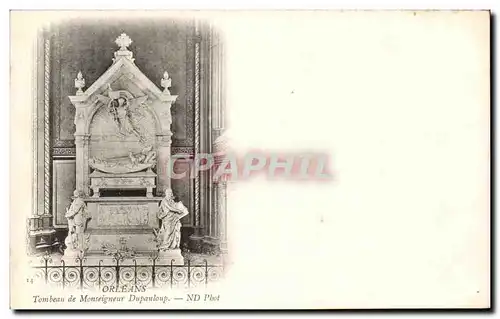 Cartes postales Orleans Tombeau de Monseigneur Dupanloup