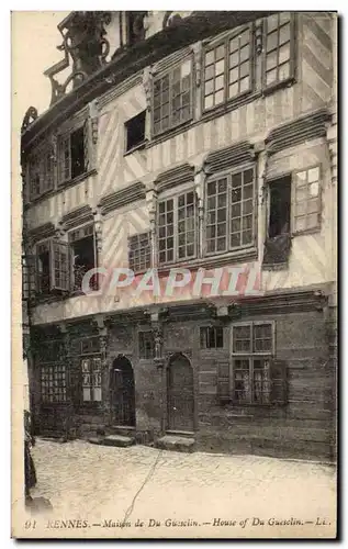 Cartes postales Rennes Maison de Du Guesclin