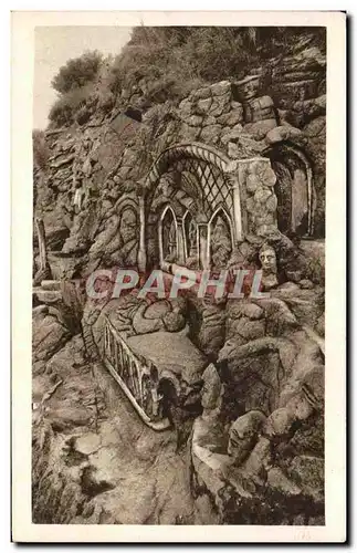 Cartes postales Rotheneuf Les rochers Sculptes Le Tombeau de Saint Budoc