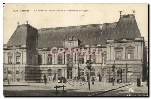 Ansichtskarte AK Rennes Le Palais de justice Ancien Parlement de Bretagne