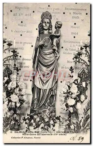Cartes postales Sainte Marie de la Mer Interieur de L&#39Eglise Notre Dame du Tabernacle