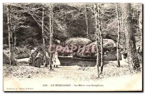 Cartes postales Huelgoat La Mare ses Sangliers Enfants