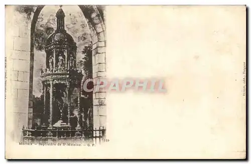 Cartes postales Morlaix Baptistere De St Melaine