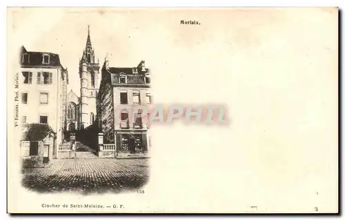 Cartes postales Morlaix Clocher De Saint Melaine