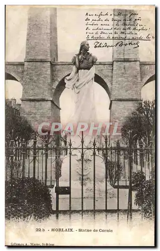 Cartes postales Morlaix Statue De Cornic