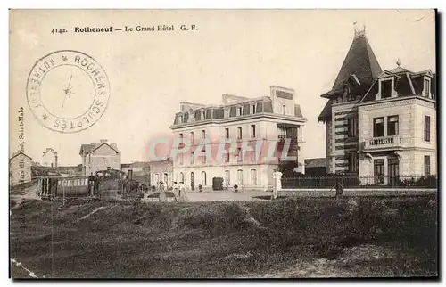 Cartes postales Rotheneuf Le Grand Hotel Train