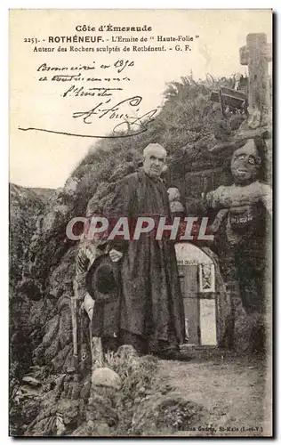 Cartes postales Cote D'Emeraude Rotheneuf L'Ermite De Haute Folie