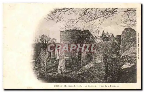 Cartes postales Bressuire Le Chateau Tour De La Fontaine