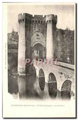 Cartes postales Parthenay La Porte St Jacques Vue Exterieure