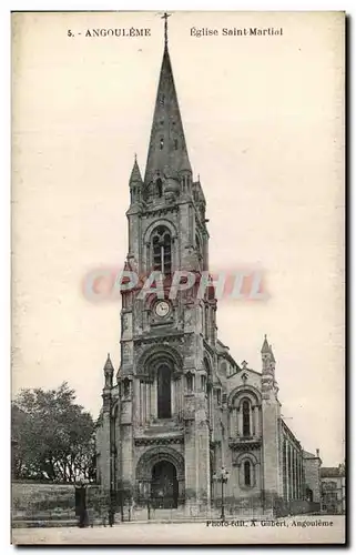 Ansichtskarte AK Angouleme Eglise Saint Martial