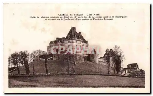 Cartes postales Chateau De Biron Cote Nord