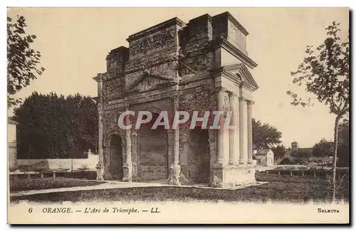 Cartes postales Orange L&#39Arc De Triomphe