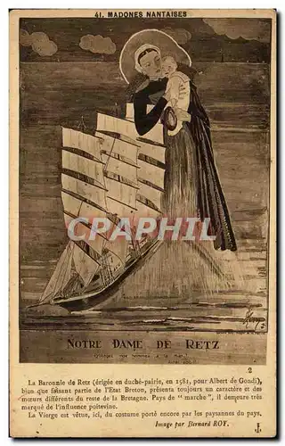 Cartes postales Madones Nantaise Notre Dame De Retz