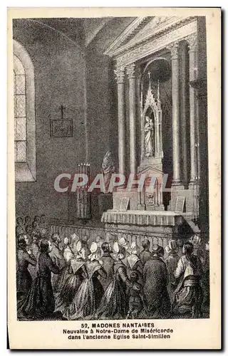 Cartes postales Madones Nantaies Neuvalne A Notre Dame De Misericorde